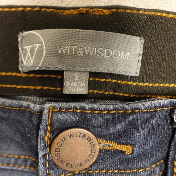 Wit & Wisdom Women's Boot Cut Jeans - Blue - Picture 3 of 11